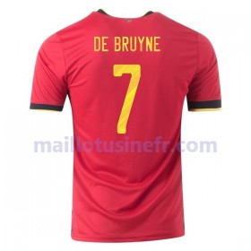 Maillot de Foot Belgique Kevin De Bruyne 7 Domicile UEFA EURO 2020